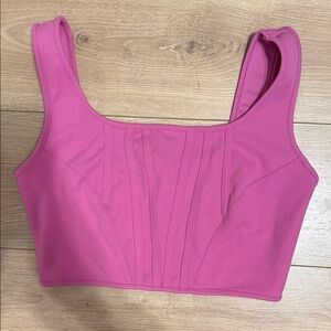 Pink Crop Top